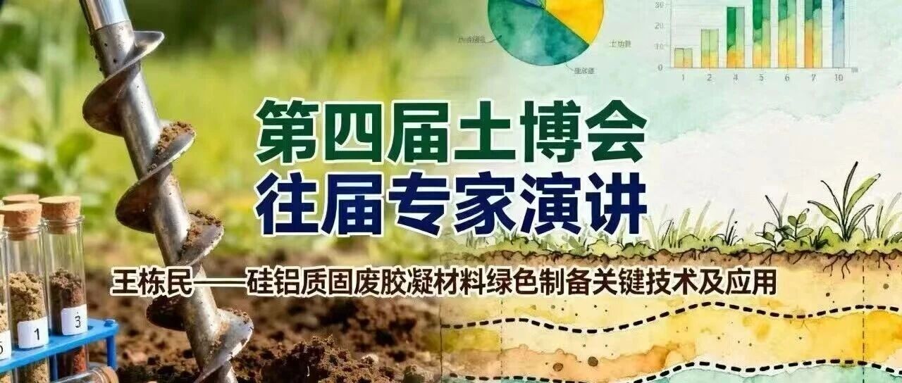王栋民 | 硅铝质固废胶凝材料绿色制备关键技术及应用