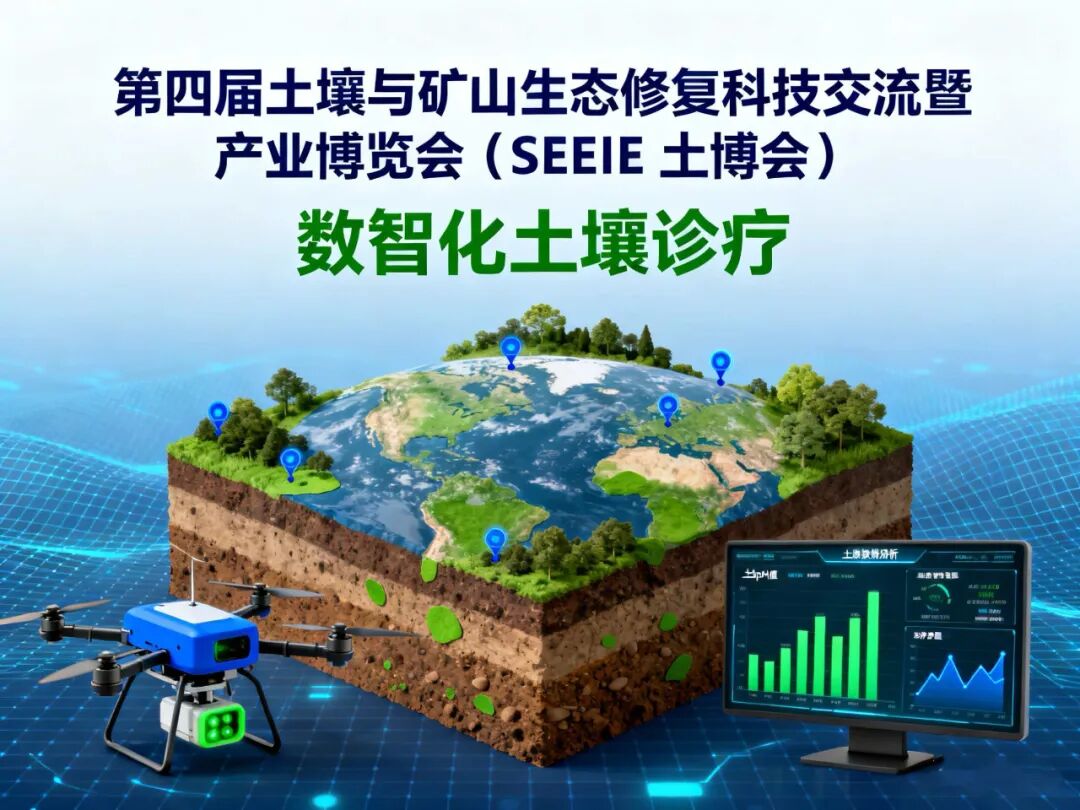 数智化土壤诊疗 | 第四届土壤与矿山生态修复科技交流暨产业博览会（SEEIE 土博会）