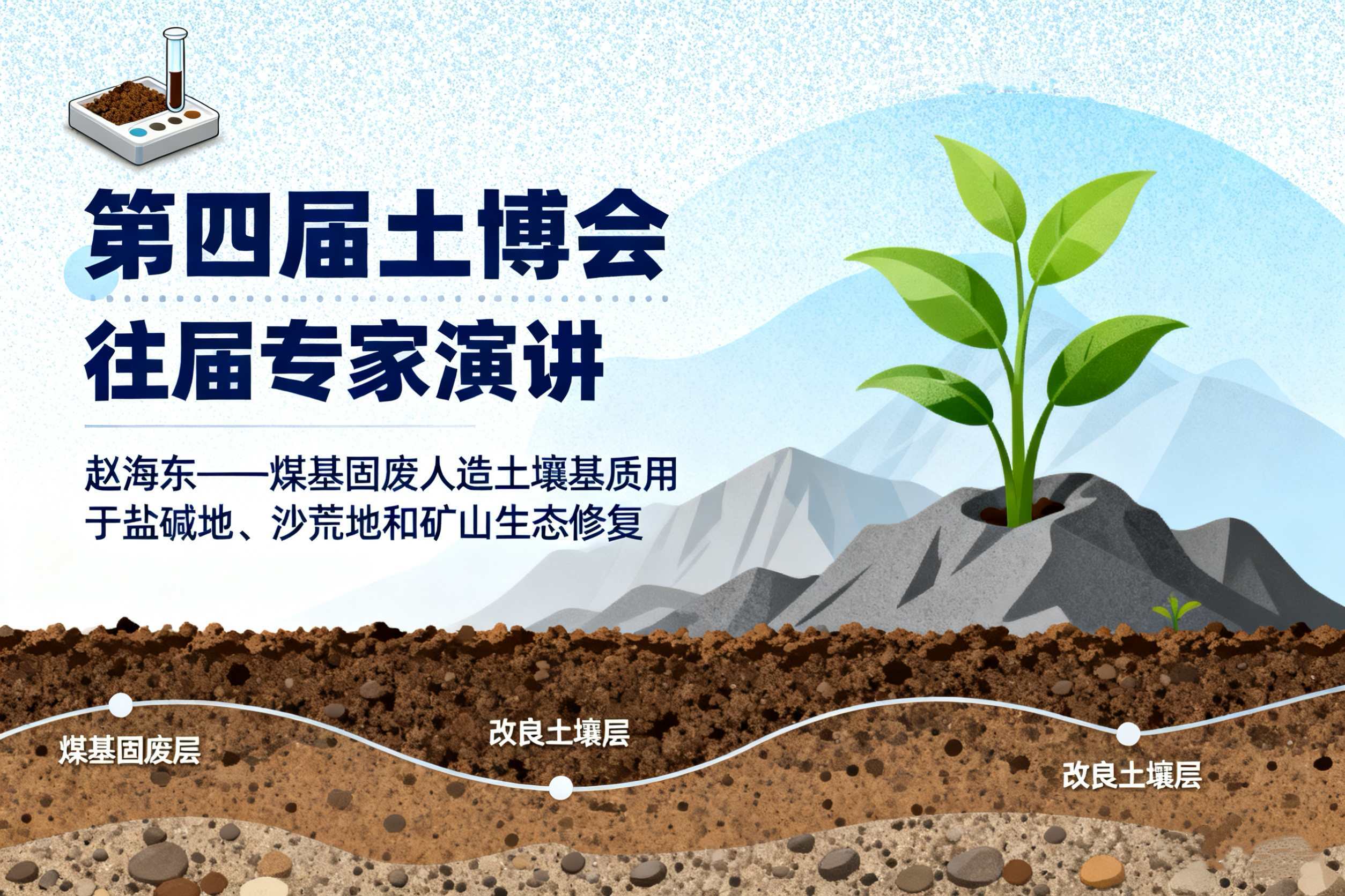 赵海东 | 煤基固废人造土壤基质用于盐碱地、沙荒地和矿山生态修复